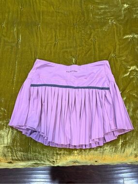 GOLDHINGE Lavender Pleated Tennis Skirt